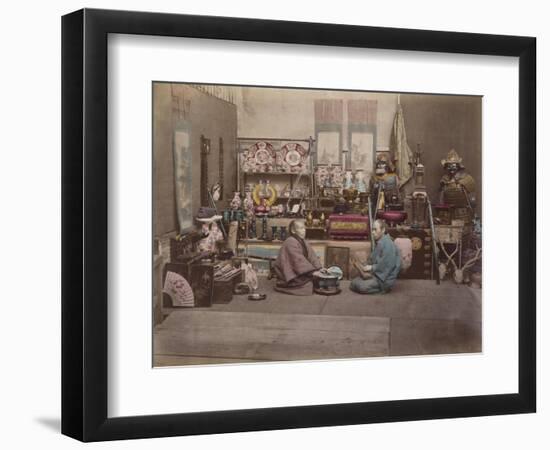 Japan, Shopkeepers-null-Framed Giclee Print