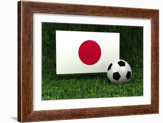 Japan Soccer-badboo-Framed Art Print