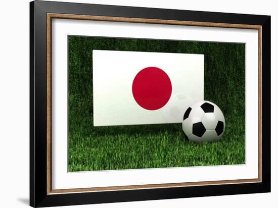 Japan Soccer-badboo-Framed Art Print