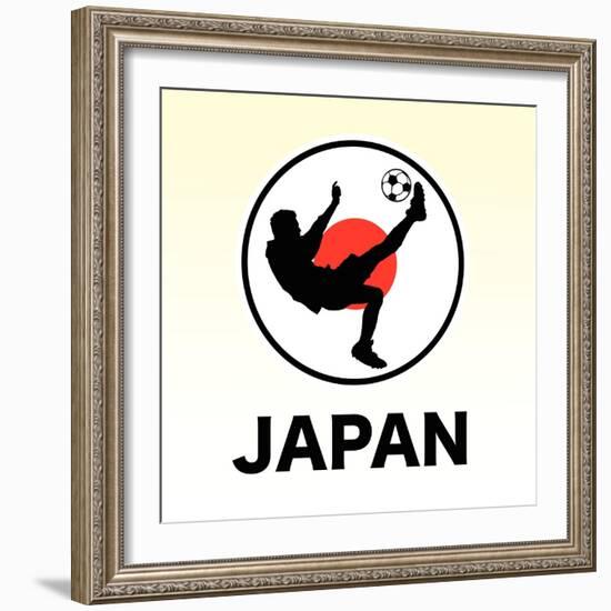 Japan Soccer-null-Framed Giclee Print