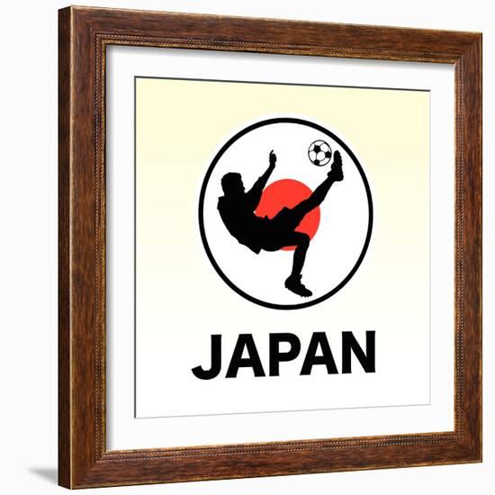 Japan Soccer-null-Framed Giclee Print
