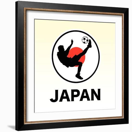 Japan Soccer-null-Framed Giclee Print