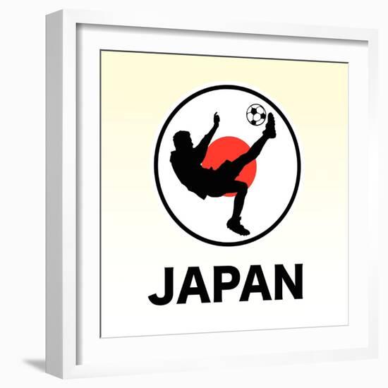 Japan Soccer-null-Framed Giclee Print