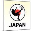Japan Soccer-null-Mounted Giclee Print