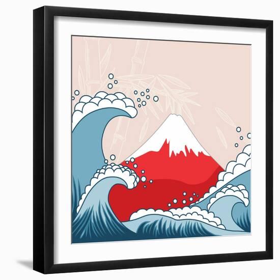 Japan Style Illustration-kisika-Framed Premium Giclee Print