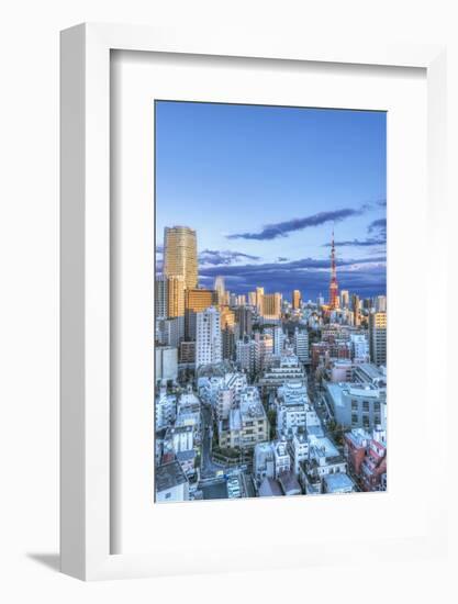 Japan, Tokyo, Roppongi, Sunset Skyline-Rob Tilley-Framed Photographic Print