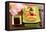 Japan Traditional Food Sushi on Green Plate-egal-Framed Premier Image Canvas