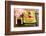 Japan Traditional Food Sushi on Green Plate-egal-Framed Photographic Print