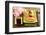 Japan Traditional Food Sushi on Green Plate-egal-Framed Photographic Print