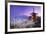 Japan, Yamanashi Prefecture, Fuji-Yoshida, Chureito Pagoda, Mt Fuji and Cherry Blossoms-Michele Falzone-Framed Photographic Print