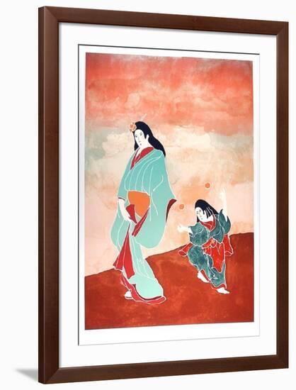 Japanese 2-Gina Lombardi Bratter-Framed Collectable Print