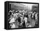 Japanese-American Internees Waiting to Board Train to Santa Anita, Los Angeles, c.1942-null-Framed Stretched Canvas