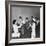 Japanese Americans queue for inoculation before internment after the bombing of Pearl Harbor, 1942-Dorothea Lange-Framed Photographic Print