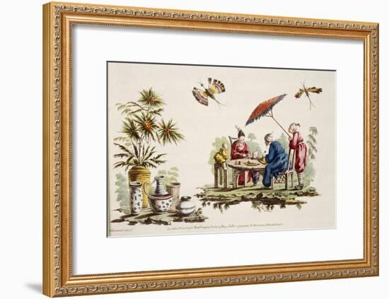 Japanese Apparel and Parasol-Jean Baptiste Pillement-Framed Giclee Print