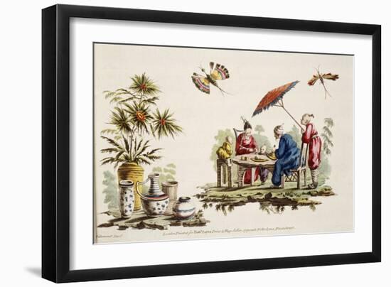 Japanese Apparel and Parasol-Jean Baptiste Pillement-Framed Giclee Print