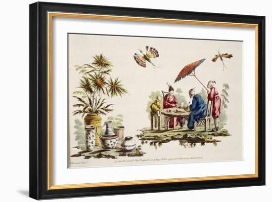 Japanese Apparel and Parasol-Jean Baptiste Pillement-Framed Giclee Print