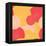 Japanese Autumn Seamless Circle Dots Kimono Pattern-sahua d-Framed Stretched Canvas