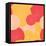 Japanese Autumn Seamless Circle Dots Kimono Pattern-sahua d-Framed Stretched Canvas