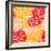 Japanese Autumn Seamless Circle Dots Kimono Pattern-sahua d-Framed Photographic Print