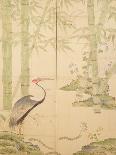 Detail of Spring in the Palace, Six-Fold Screen from 'The Tale of Genji', C.1650-Japanese-Giclee Print