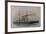 Japanese Battleship Shikishima, Russo-Japanese War-null-Framed Giclee Print