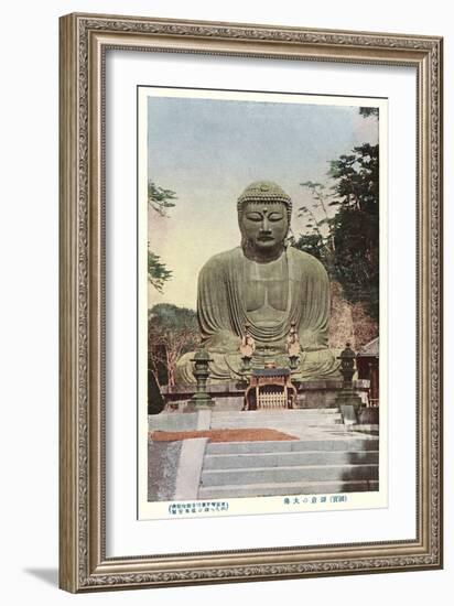 Japanese Buddha-null-Framed Premium Giclee Print