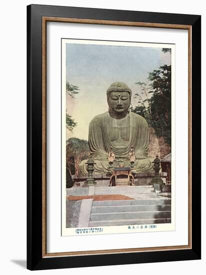Japanese Buddha-null-Framed Premium Giclee Print