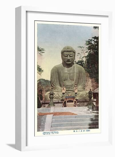 Japanese Buddha-null-Framed Premium Giclee Print