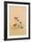 Japanese Cat Bathing-null-Framed Art Print