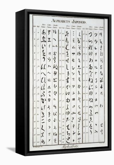 Japanese Characters-null-Framed Premier Image Canvas