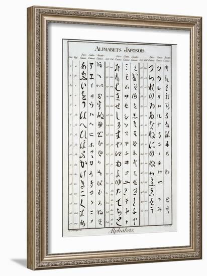 Japanese Characters-null-Framed Giclee Print