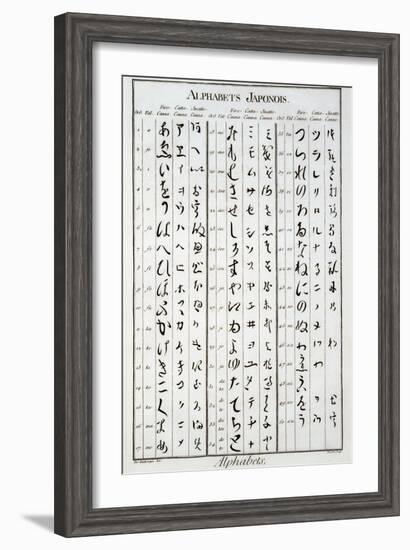 Japanese Characters-null-Framed Giclee Print