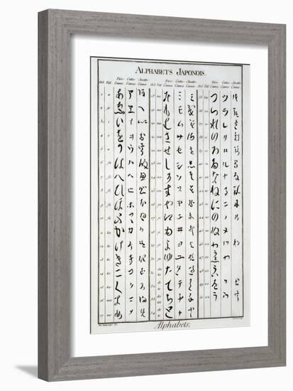 Japanese Characters-null-Framed Giclee Print