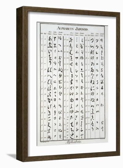 Japanese Characters-null-Framed Giclee Print