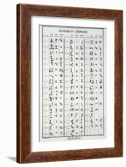 Japanese Characters-null-Framed Giclee Print