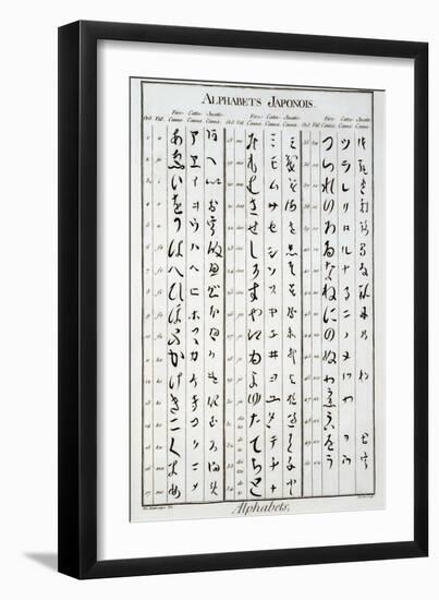 Japanese Characters-null-Framed Giclee Print