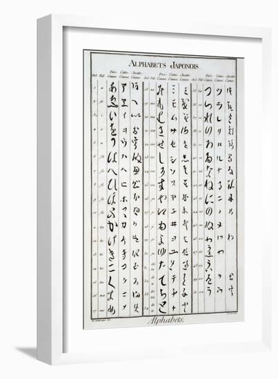 Japanese Characters-null-Framed Giclee Print