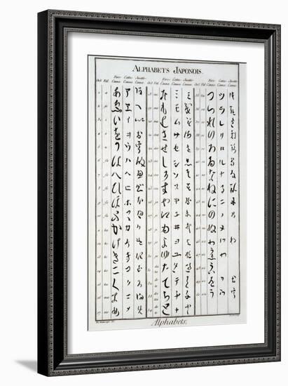 Japanese Characters-null-Framed Giclee Print