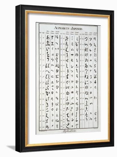 Japanese Characters-null-Framed Giclee Print