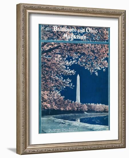 Japanese Cherry Blossoms 1924-H.H. Rideout-Framed Giclee Print