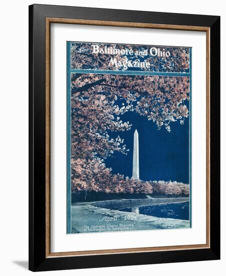 Japanese Cherry Blossoms 1924-H.H. Rideout-Framed Giclee Print