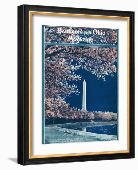 Japanese Cherry Blossoms 1924-H.H. Rideout-Framed Giclee Print