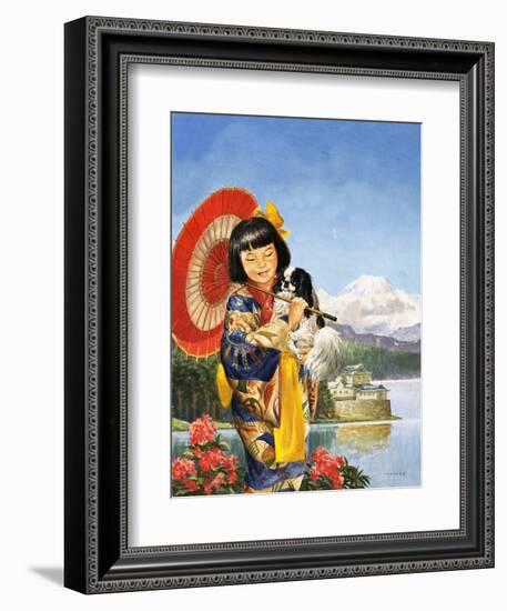 Japanese Chin-Chin-Eric Tansley-Framed Giclee Print