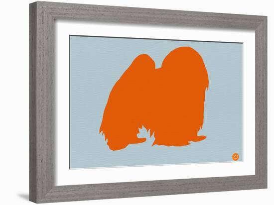 Japanese Chin Orange-NaxArt-Framed Art Print