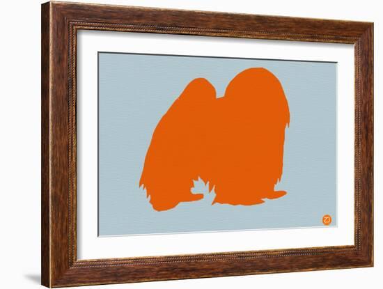 Japanese Chin Orange-NaxArt-Framed Art Print