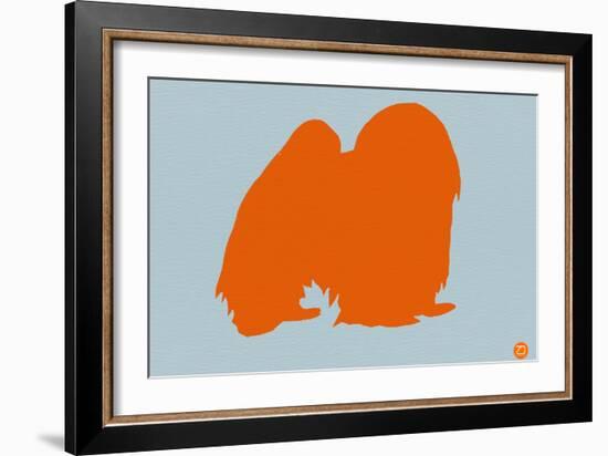 Japanese Chin Orange-NaxArt-Framed Art Print