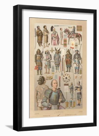 Japanese Costumes-null-Framed Art Print