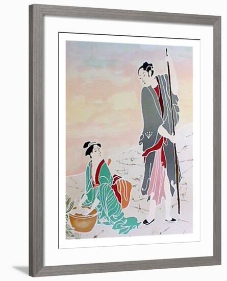 Japanese Couple-Gina Lombardi Bratter-Framed Collectable Print