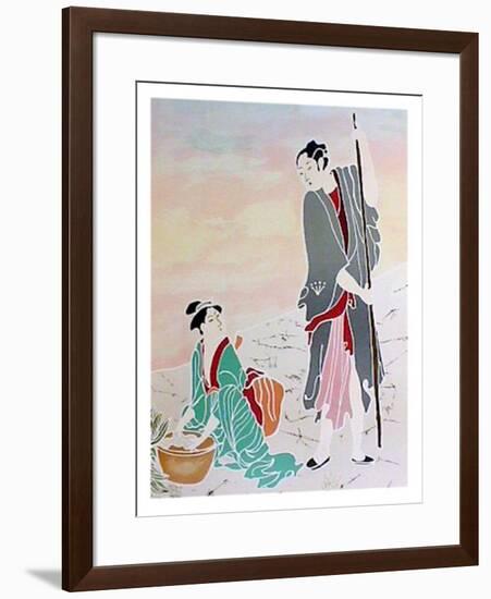 Japanese Couple-Gina Lombardi Bratter-Framed Collectable Print