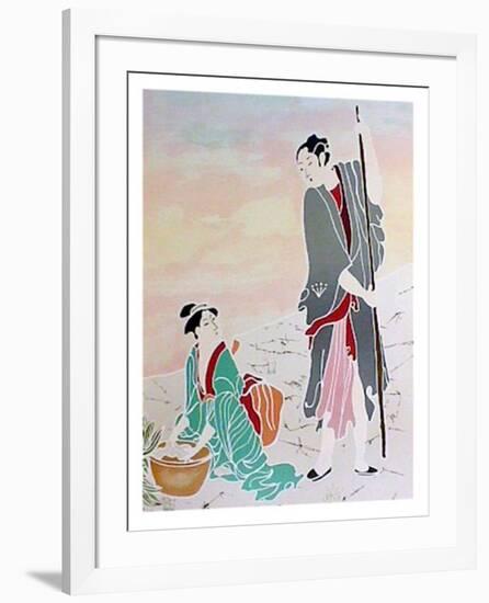 Japanese Couple-Gina Lombardi Bratter-Framed Collectable Print